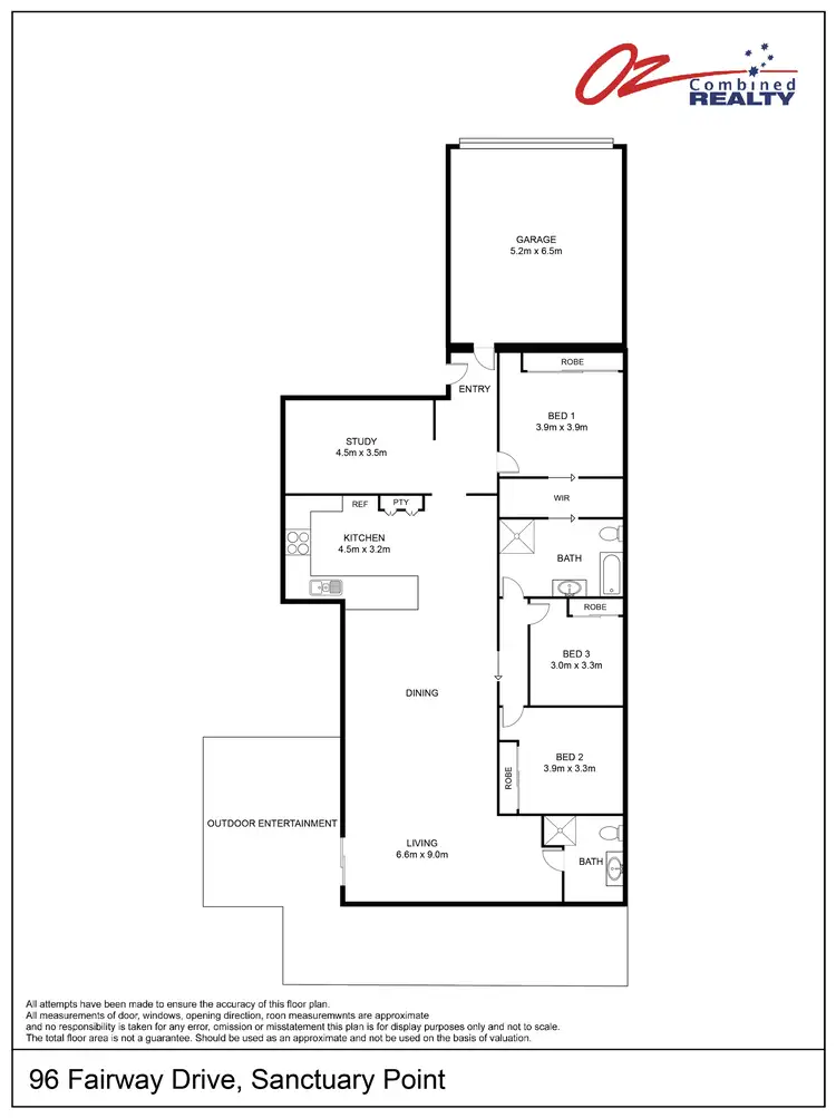 Floorplan of Homely house listing, 96 Fairway Drive, Sanctuary Point NSW 2540