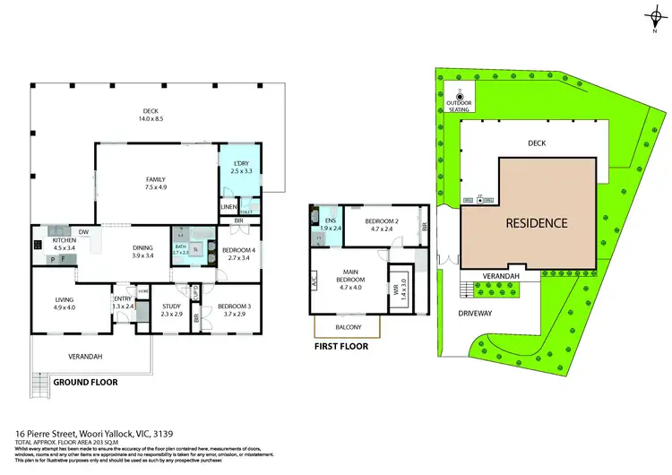 Floorplan of Homely house listing, 16 Pierre Street, Woori Yallock VIC 3139