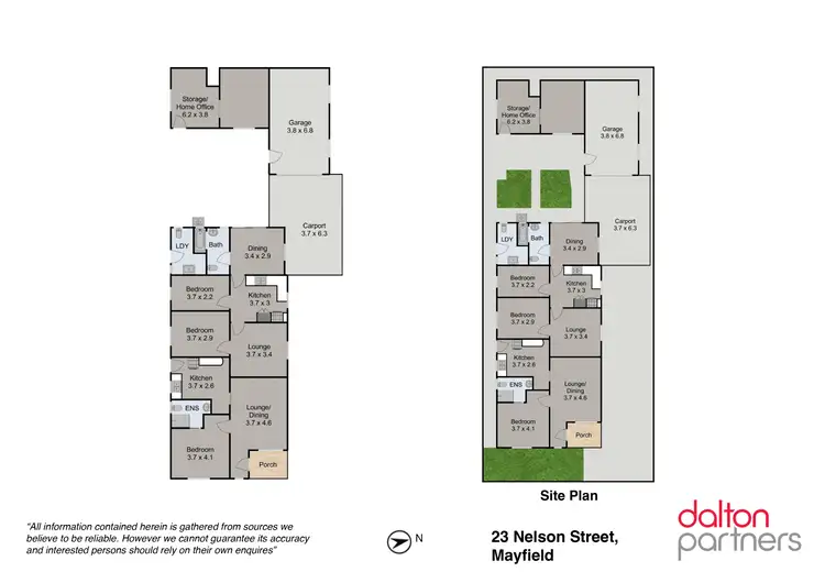 Floorplan of Homely house listing, 23 Nelson Street, Mayfield NSW 2304
