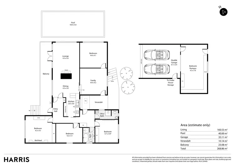 Floorplan of Homely house listing, 6 Ward Avenue, Eden Hills SA 5050