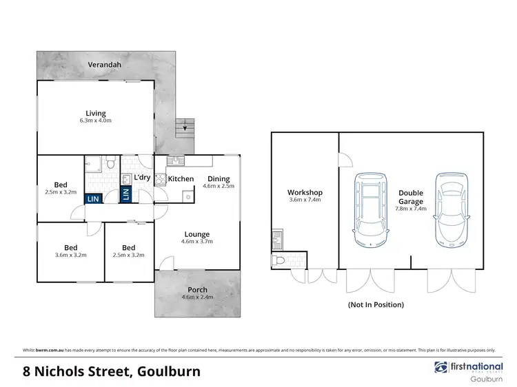 Floorplan of Homely house listing, 8 Nichols Street, Goulburn NSW 2580