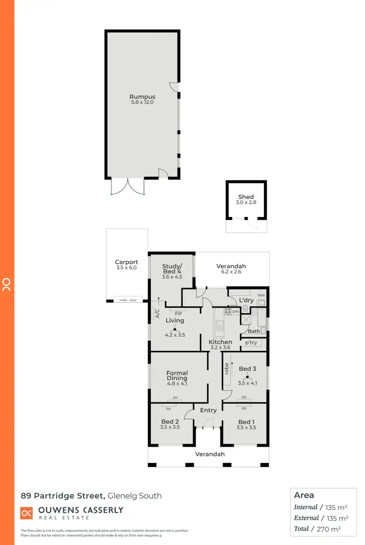 Floorplan of Homely house listing, 89 Partridge Street, Glenelg South SA 5045