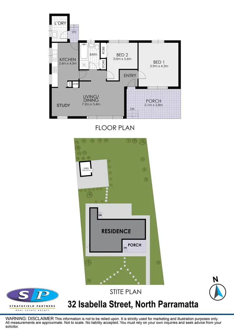 Floorplan of Homely house listing, 32 Isabella Street, North Parramatta NSW 2151