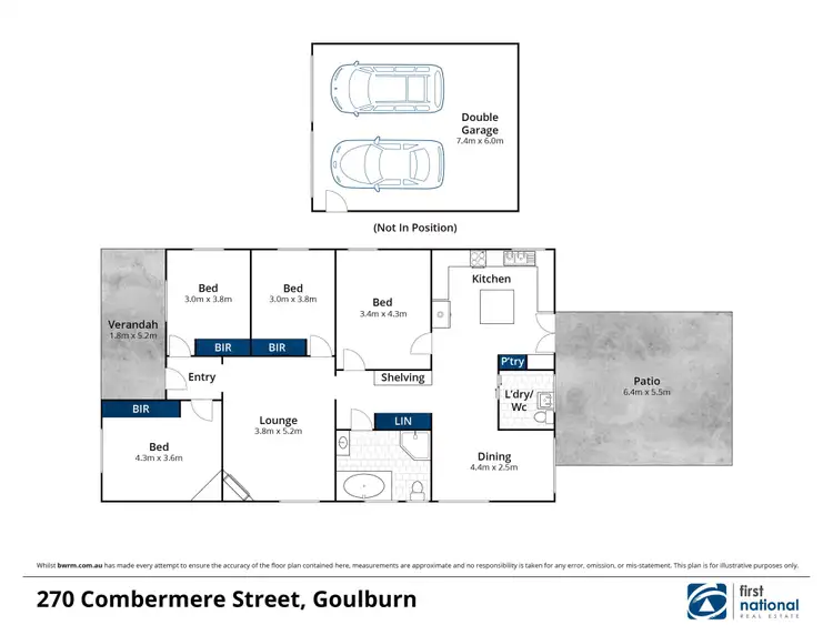 Floorplan of Homely house listing, 270 Combermere Street, Goulburn NSW 2580