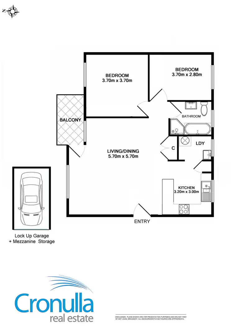 Floorplan of Homely apartment listing, 4/19 Croydon Street, Cronulla NSW 2230