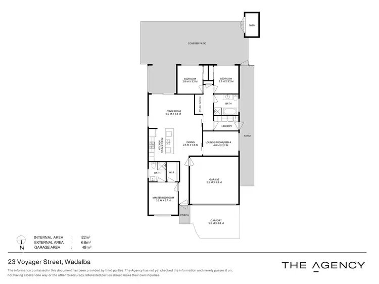 Floorplan of Homely house listing, 23 Voyager Street, Wadalba NSW 2259
