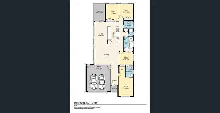 Floorplan of Homely house listing, 31 Laurence Way, Tarneit VIC 3029