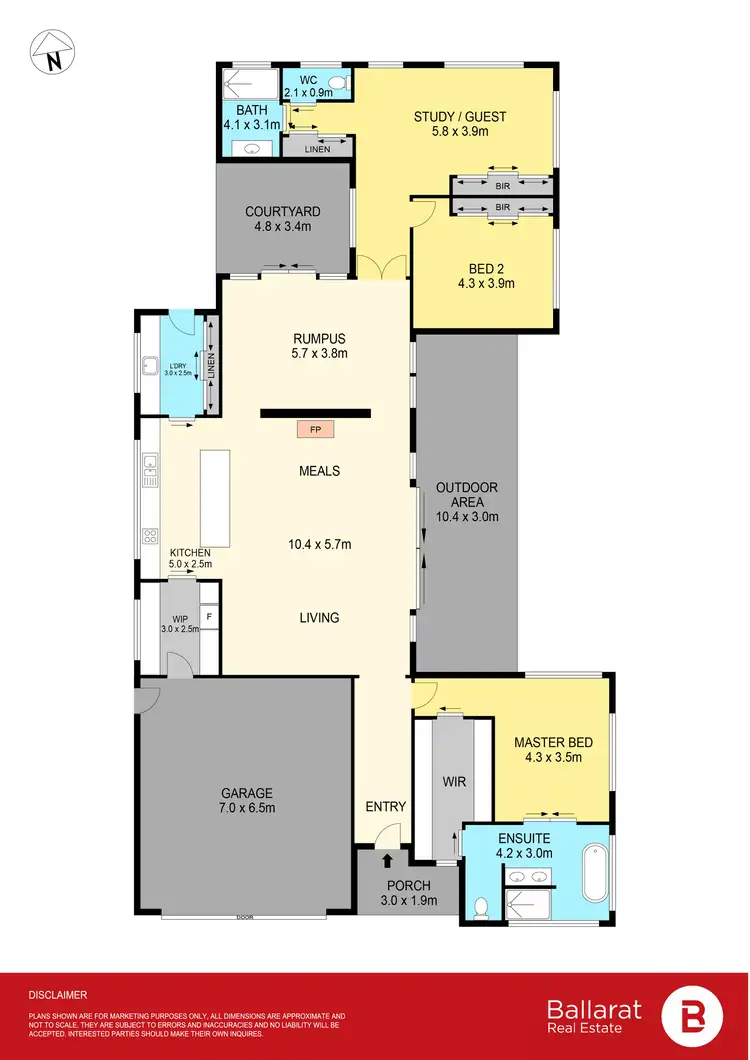 Floorplan of Homely house listing, 31 Oswin Drive, Creswick VIC 3363