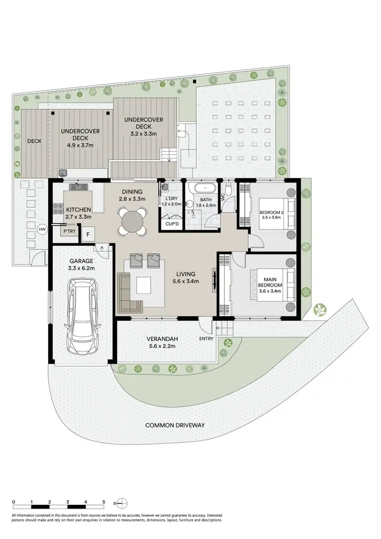 Floorplan of Homely villa listing, 1/51-53 Jane Circuit, Toormina NSW 2452