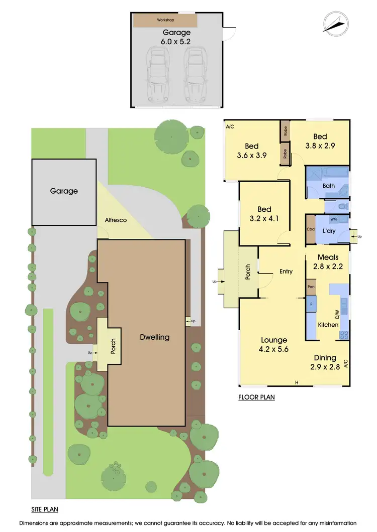 Floorplan of Homely house listing, 3 Simmons Drive, Seaholme VIC 3018