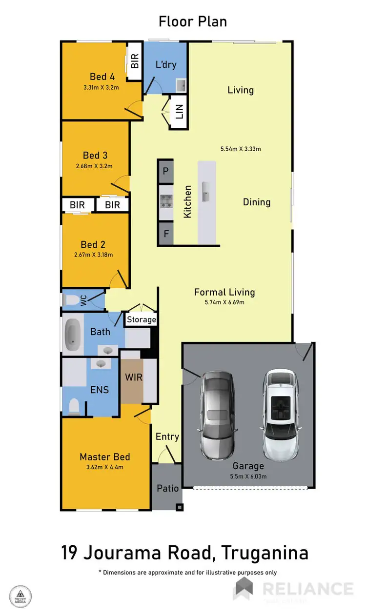 Floorplan of Homely house listing, 19 Jourama Road, Truganina VIC 3029