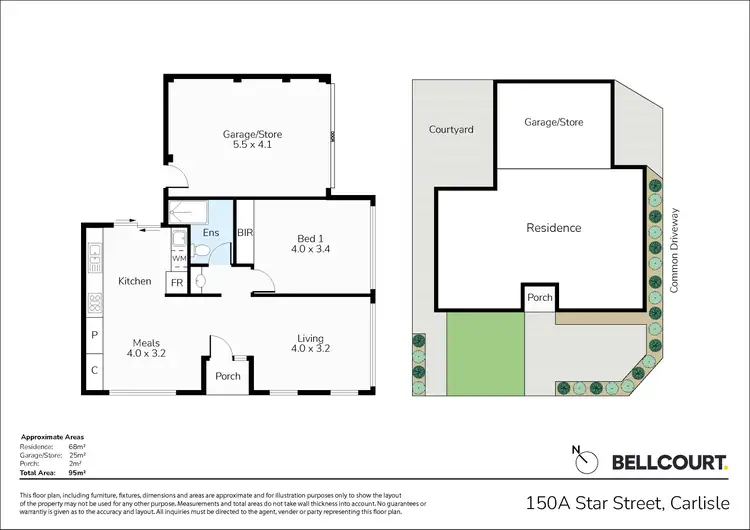 Floorplan of Homely villa listing, 150A Star Street, Carlisle WA 6101