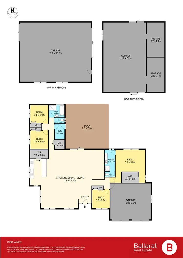 Floorplan of Homely house listing, 42 Arthur Parry Road, Warrenheip VIC 3352