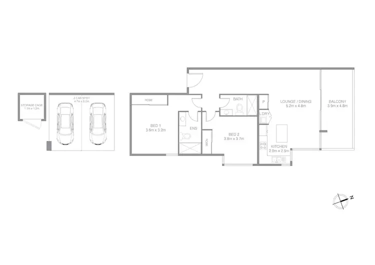 Floorplan of Homely apartment listing, 14/129-131 Parramatta Road, Concord NSW 2137