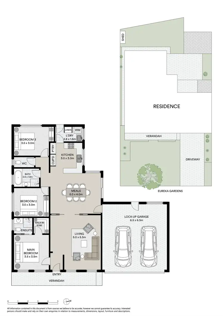Floorplan of Homely house listing, 6-7 Eureka Gardens, Eureka VIC 3350