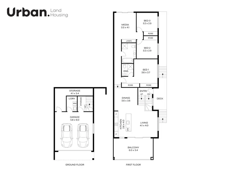 Floorplan of Homely semi-detached listing, 14 Araluen Terrace, Tullimbar NSW 2527