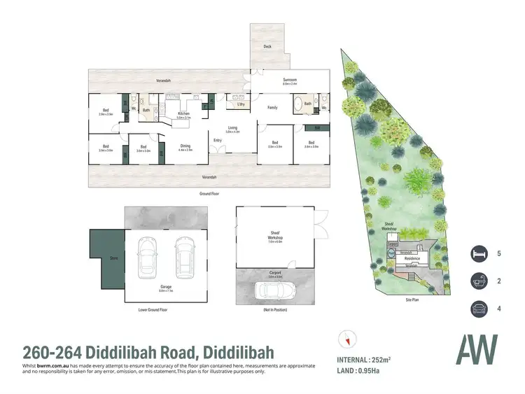 Floorplan of Homely house listing, 260-264 Diddillibah Road, Diddillibah QLD 4559