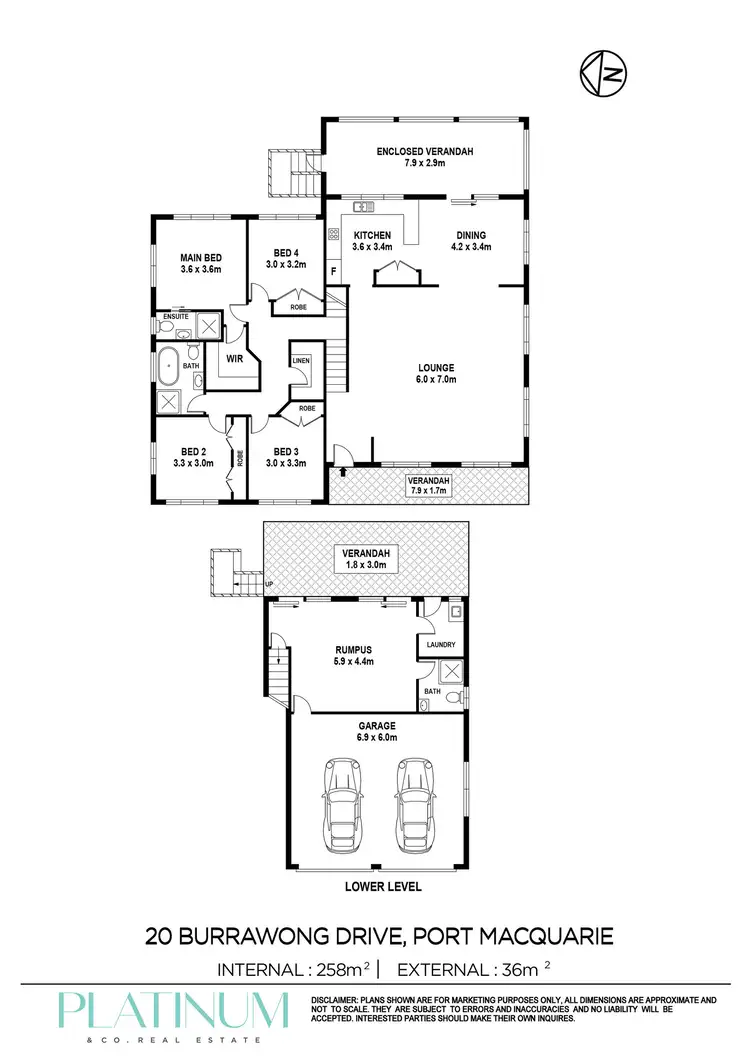 Floorplan of Homely house listing, 20 Burrawong Drive, Port Macquarie NSW 2444