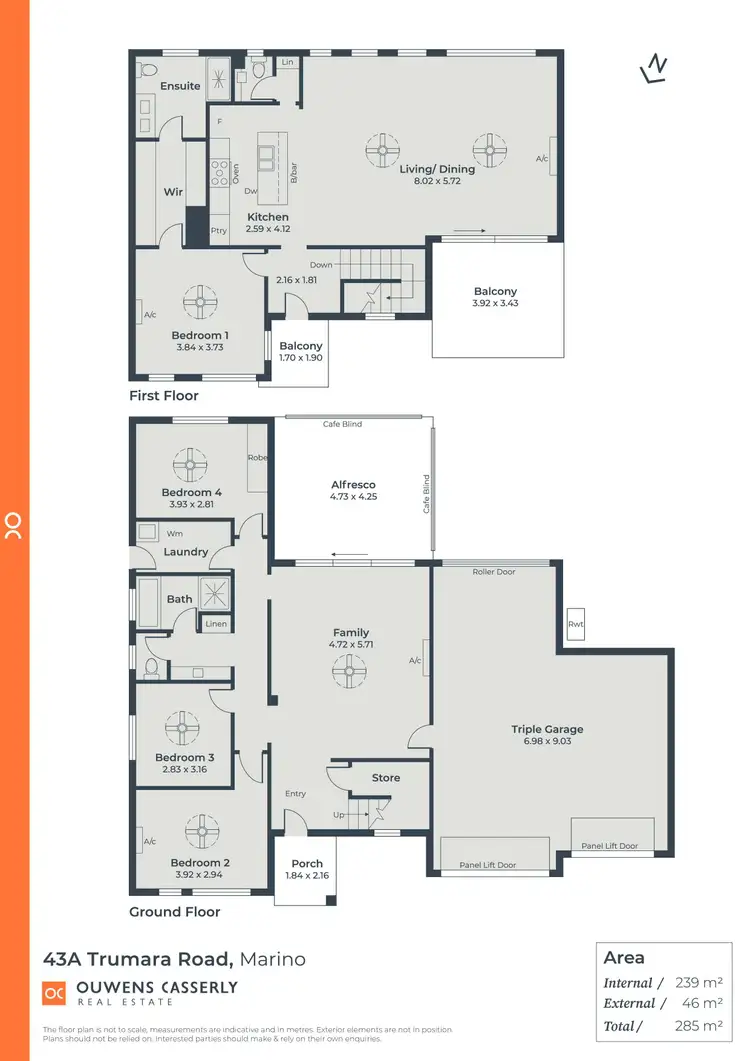 Floorplan of Homely house listing, 43a Trumara Road, Marino SA 5049