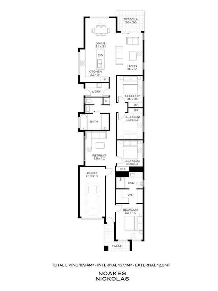 Floorplan of Homely house listing, 59A Weroona Avenue, Park Holme SA 5043