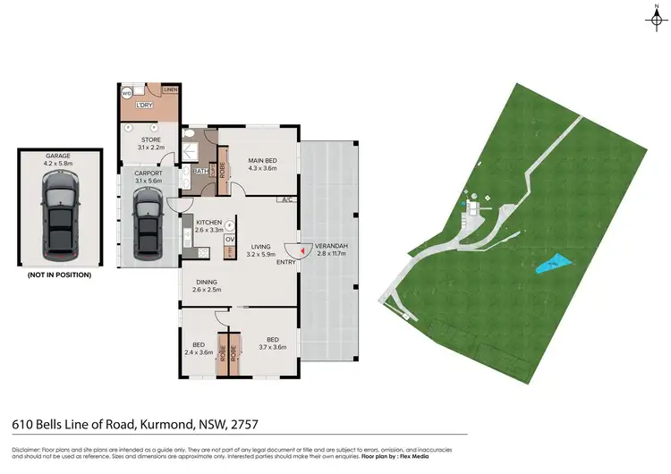 Floorplan of Homely rural property listing, 610 Bells Line Of Road, Kurmond NSW 2757