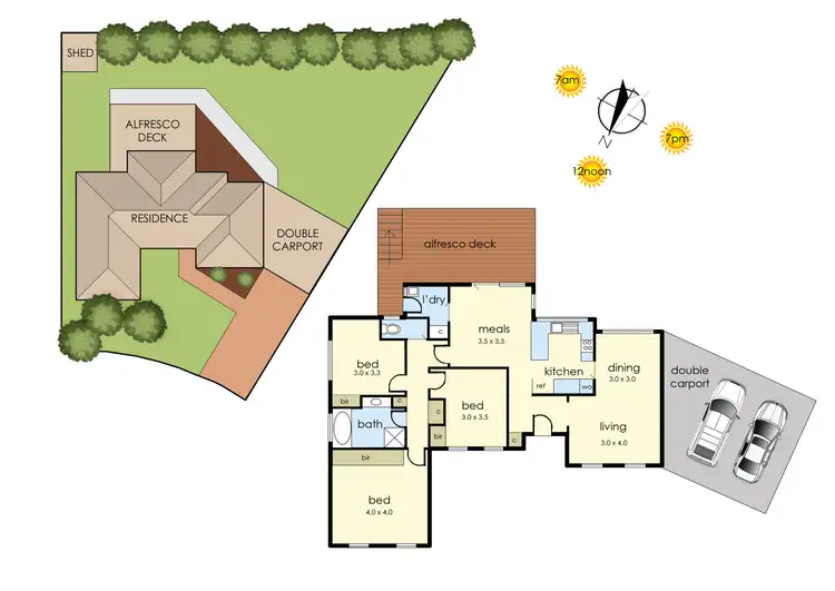 Floorplan of Homely house listing, 9 Banyule Court, Frankston South VIC 3199