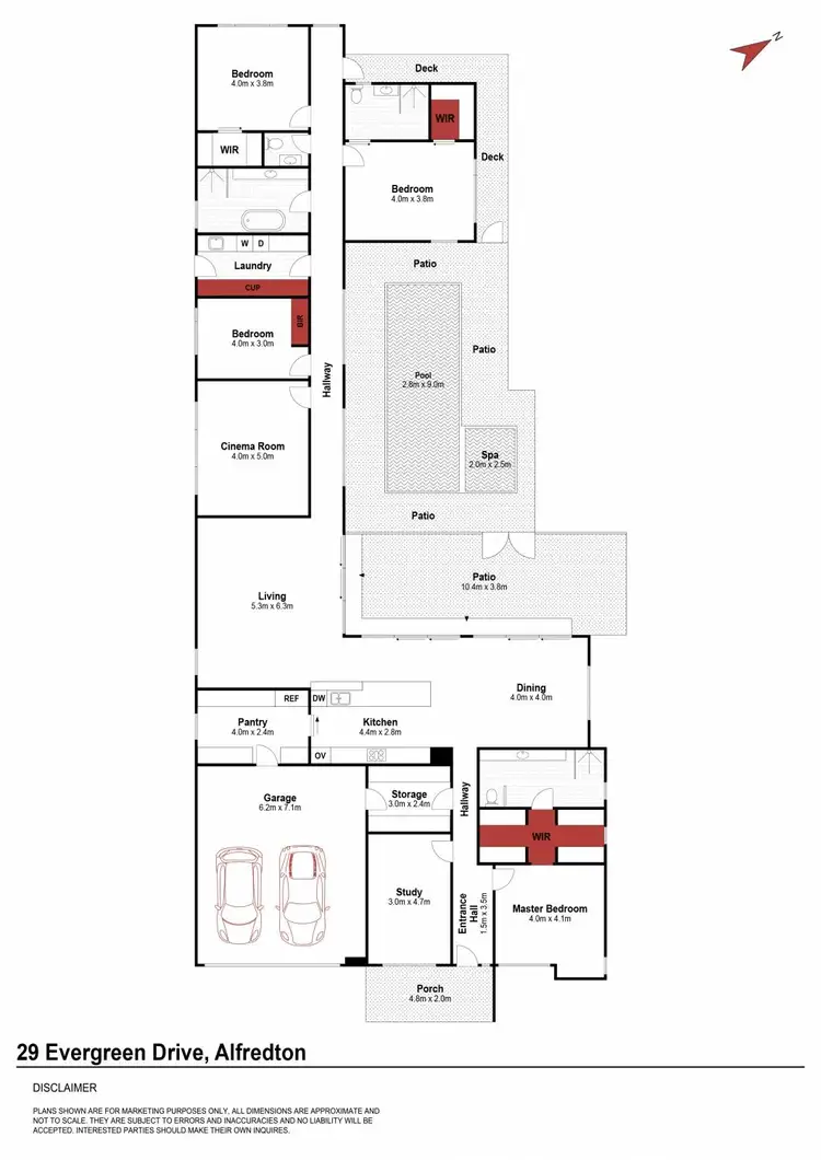 Floorplan of Homely house listing, 29 Evergreen Drive, Alfredton VIC 3350