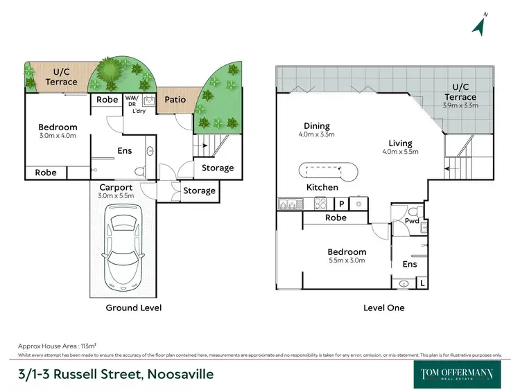 Floorplan of Homely unit listing, 3/1-3 Russell Street, Noosaville QLD 4566