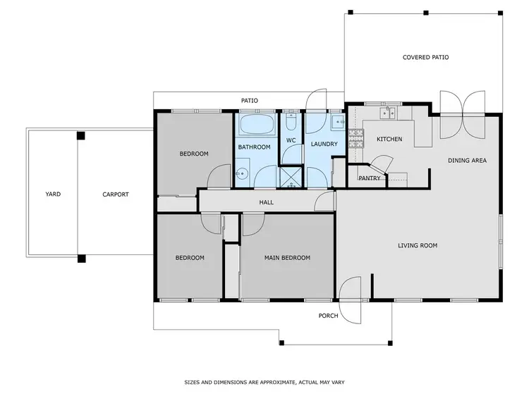 Floorplan of Homely house listing, 5 Oakmont Circuit, Wodonga VIC 3690