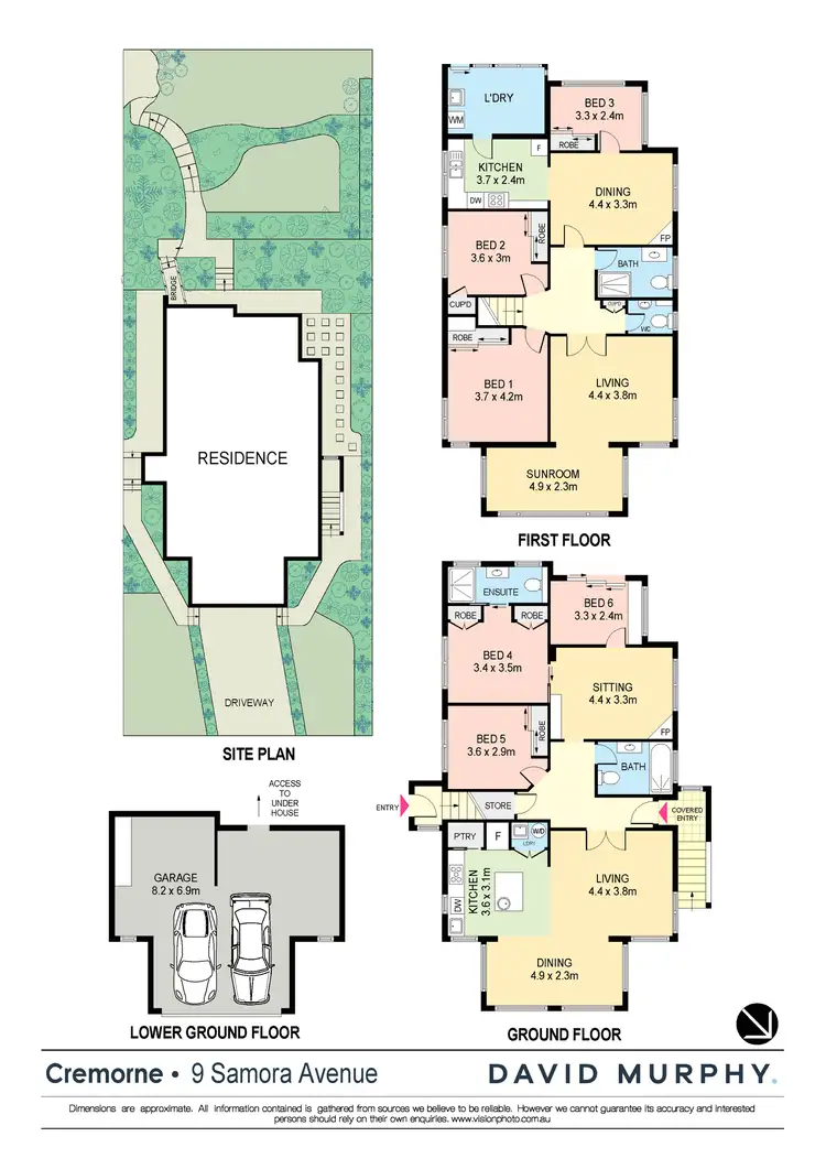 Floorplan of Homely semi-detached listing, 2/9 Samora Avenue, Cremorne NSW 2090