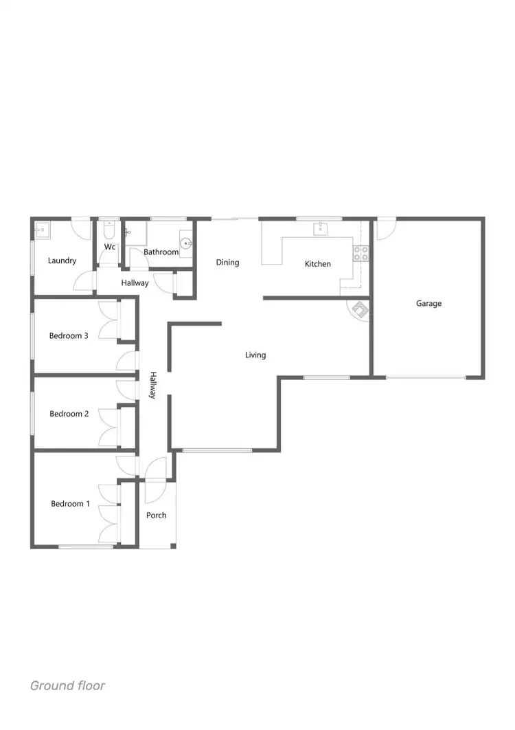 Floorplan of Homely house listing, 1 Louth Road, Cobar NSW 2835