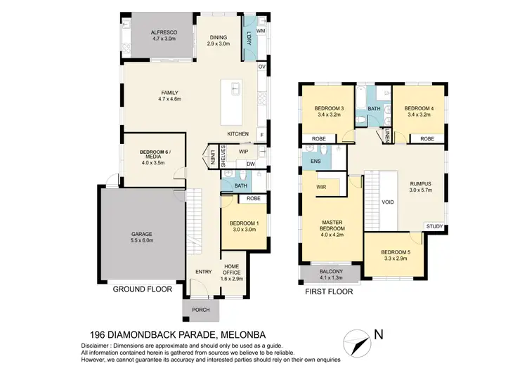 Floorplan of Homely house listing, 196 Diamondback Parade, Marsden Park NSW 2765