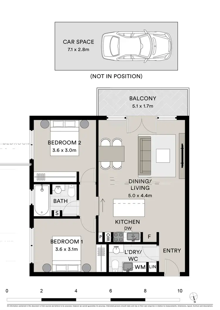 Floorplan of Homely apartment listing, 2/17 Halstead Place, Geelong West VIC 3218