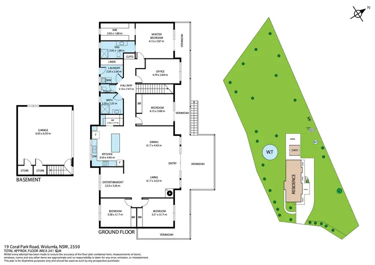 Floorplan of Homely house listing, 19 Coral Park Road, Wolumla NSW 2550