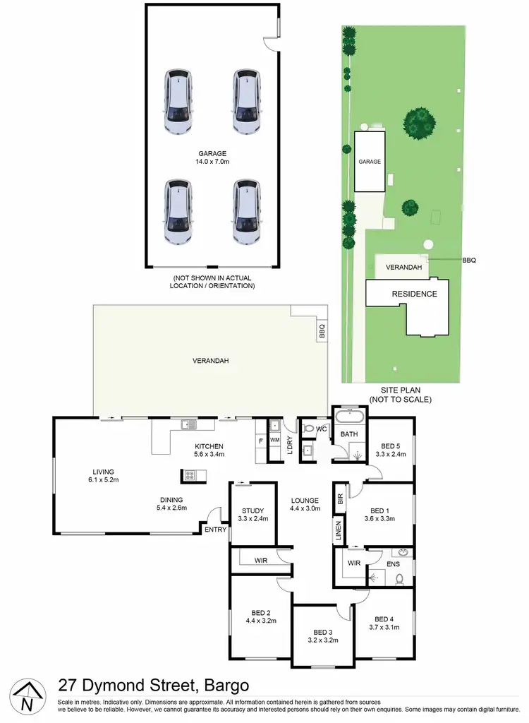 Floorplan of Homely house listing, 27 Dymond Street, Bargo NSW 2574