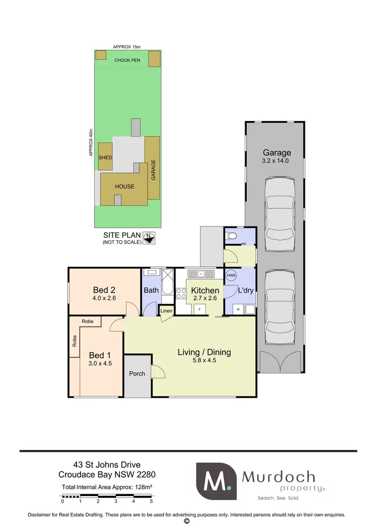 Floorplan of Homely house listing, 43 St Johns Drive, Croudace Bay NSW 2280