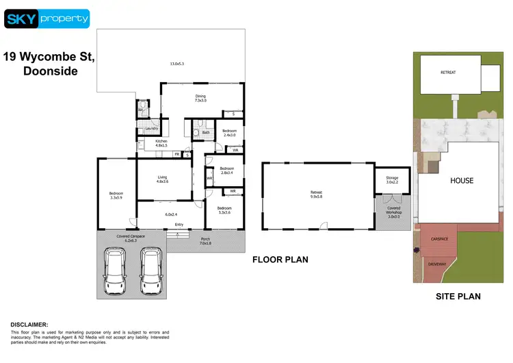 Floorplan of Homely house listing, 19 Wycombe Street, Doonside NSW 2767