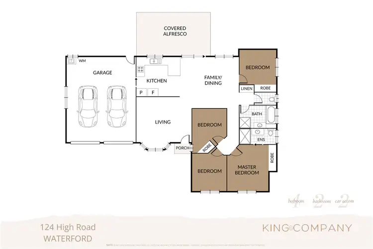 Floorplan of Homely house listing, 124 High Road, Waterford QLD 4133