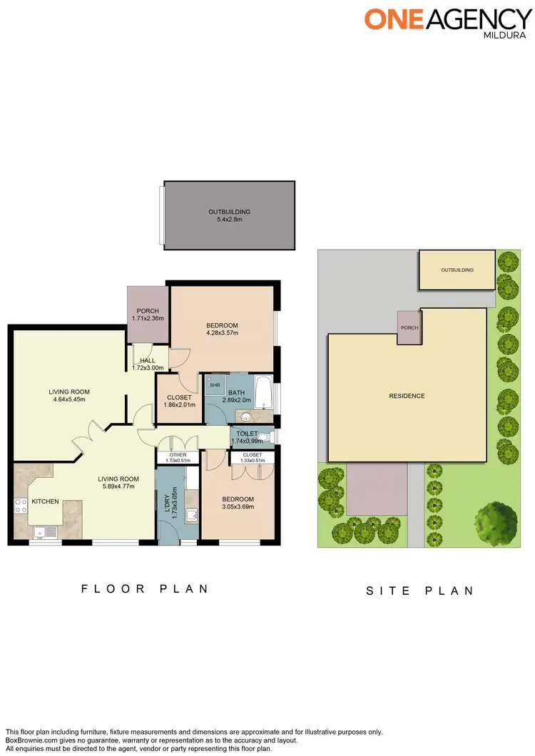 Floorplan of Homely unit listing, 16/1 Rambling Way, Mildura VIC 3500