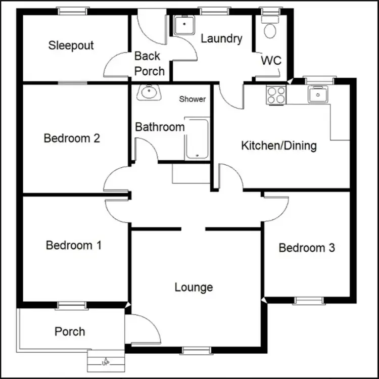 Floorplan of Homely house listing, 14 Murdock Street, Port Augusta SA 5700