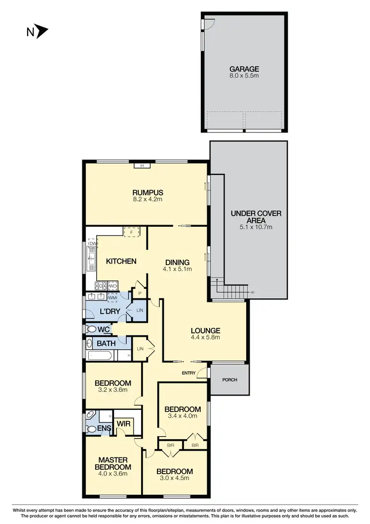 Floorplan of Homely house listing, 51 Hogan Street, Deer Park VIC 3023