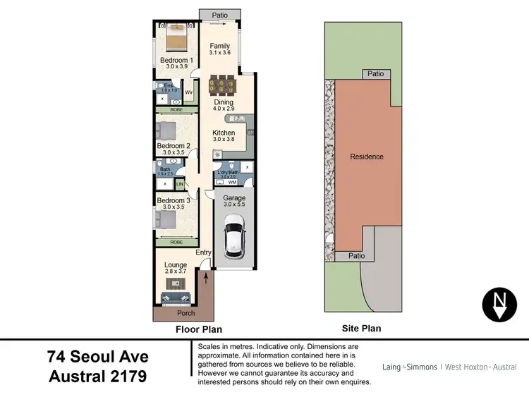 Floorplan of Homely house listing, 74 Seoul Avenue, Austral NSW 2179