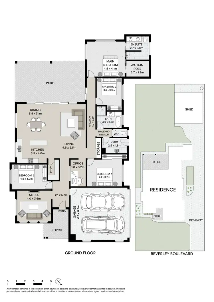 Floorplan of Homely house listing, 25 Beverley Boulevard, Parkhurst QLD 4702