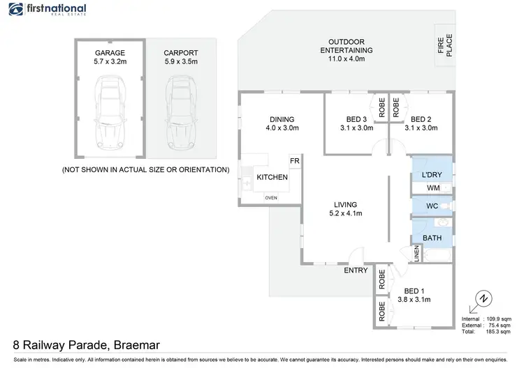 Floorplan of Homely house listing, 8 Railway Parade, Braemar NSW 2575