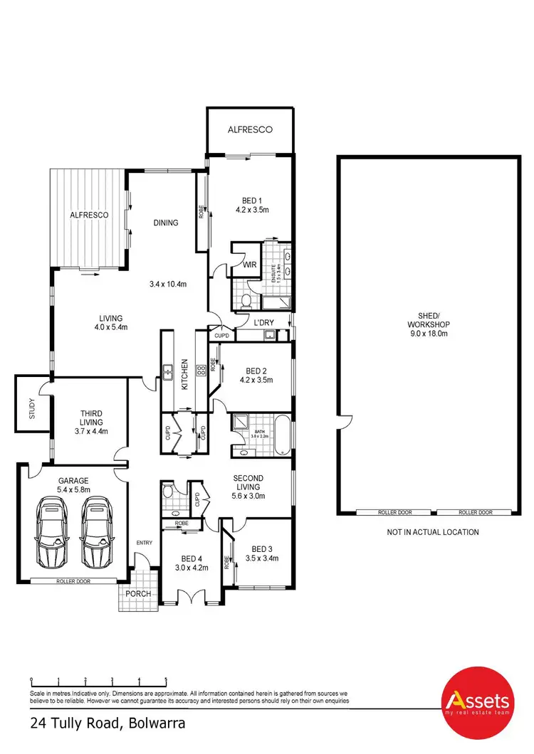 Floorplan of Homely rural property listing, 24 Tully Lane, Bolwarra VIC 3305