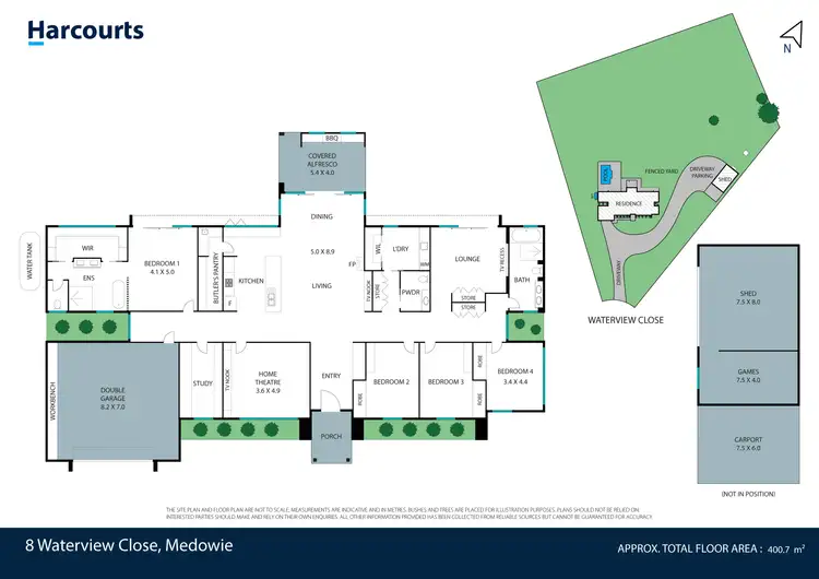 Floorplan of Homely house listing, 8 Waterview Close, Medowie NSW 2318