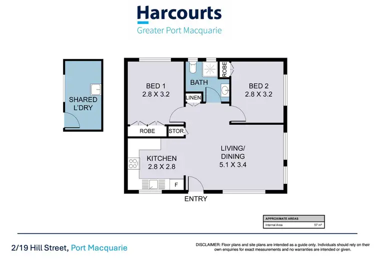Floorplan of Homely unit listing, 2/19 Hill Street, Port Macquarie NSW 2444