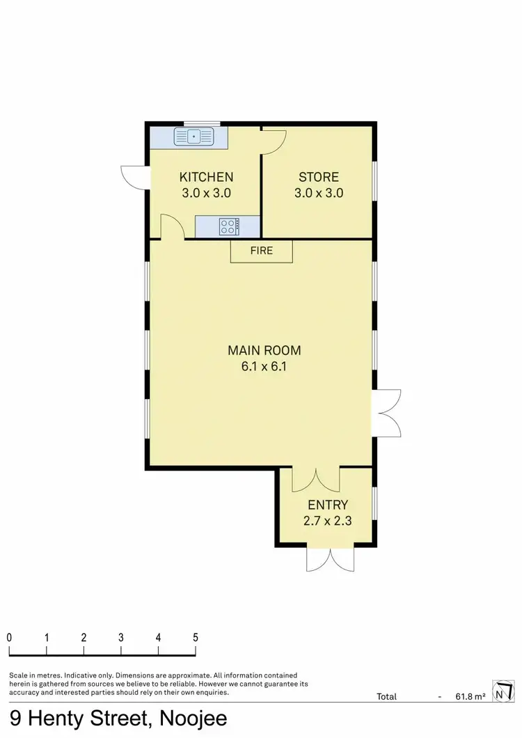 Floorplan of Homely house listing, 9 Henty Street, Noojee VIC 3833