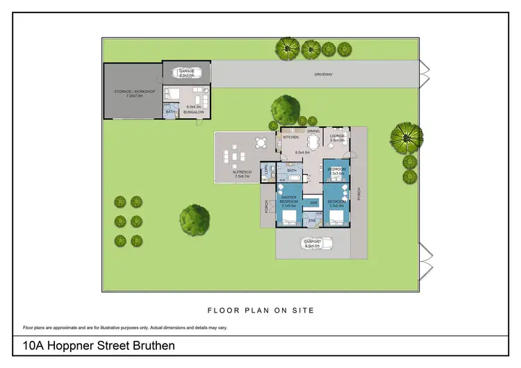 Floorplan of Homely house listing, 10A Hoppner Street, Bruthen VIC 3885