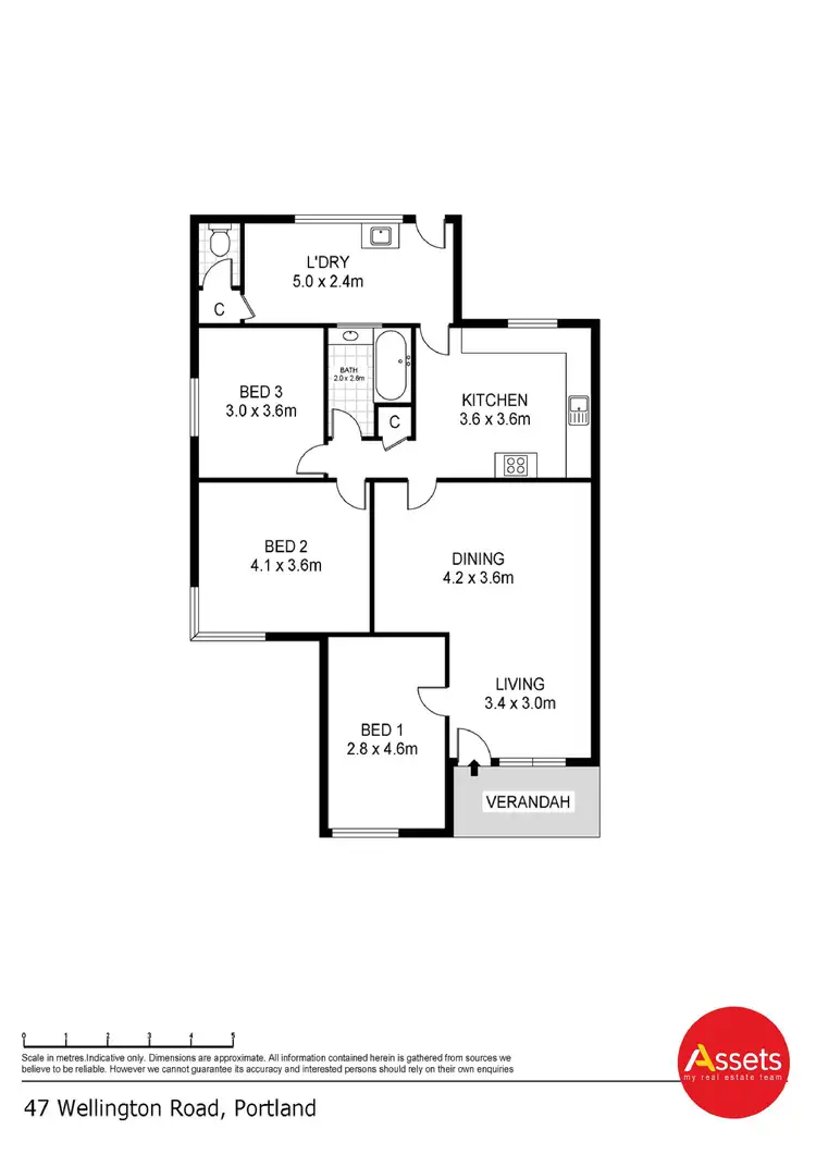 Floorplan of Homely house listing, 47 Wellington Road, Portland VIC 3305